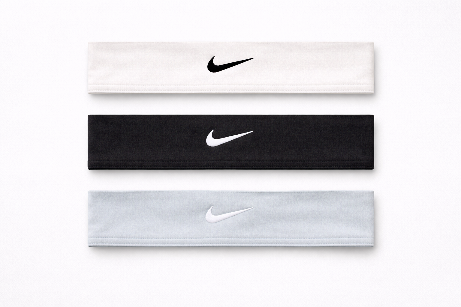 Nike - Bandeau Swoosh Lot de 3