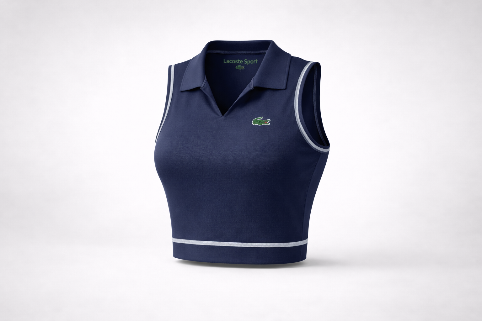 Lacoste - Polo Femme Bleu Nuit