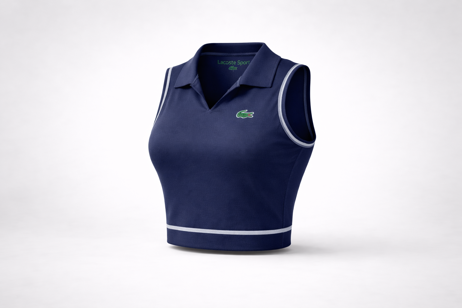 Lacoste - Polo Femme Bleu Nuit