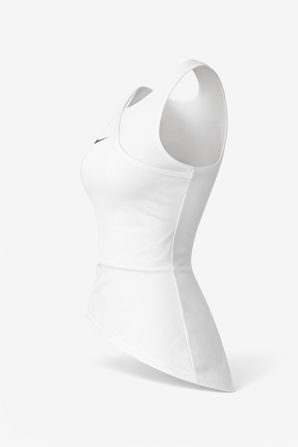 Nike - Débardeur Femme Blanc Asymétrique